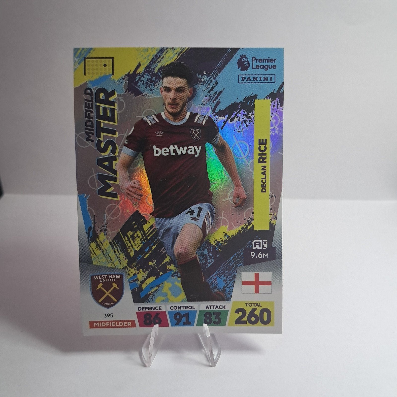 panini declan rice, Hobby en Vrije tijd, Stickers en Plaatjes, Ophalen of Verzenden, Nieuw, Plaatje