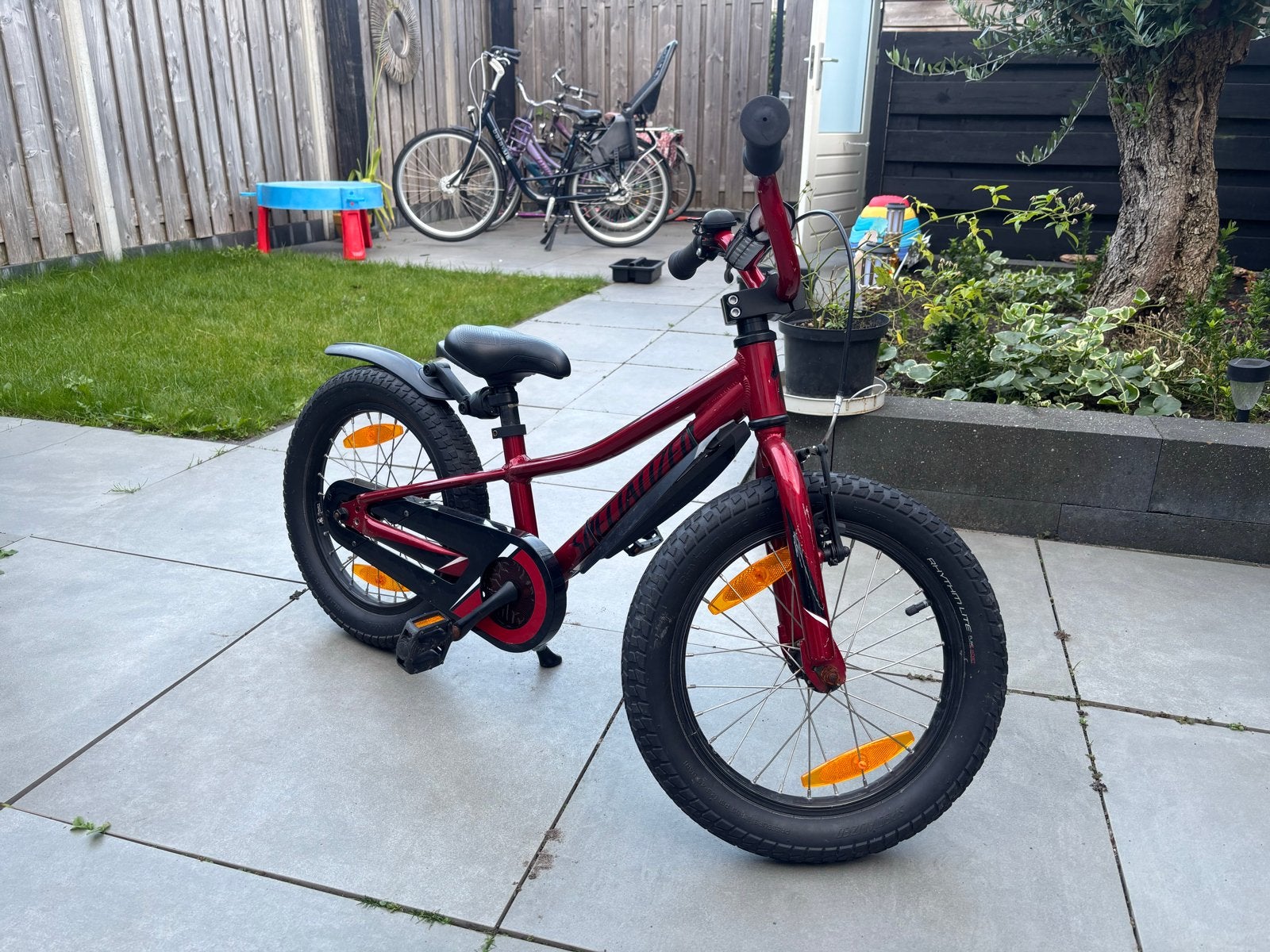 Specialized Riprock Coaster 16 inch kinderfiets rood, Ophalen, Gebruikt, Terugtraprem, 16 tot 20 inch