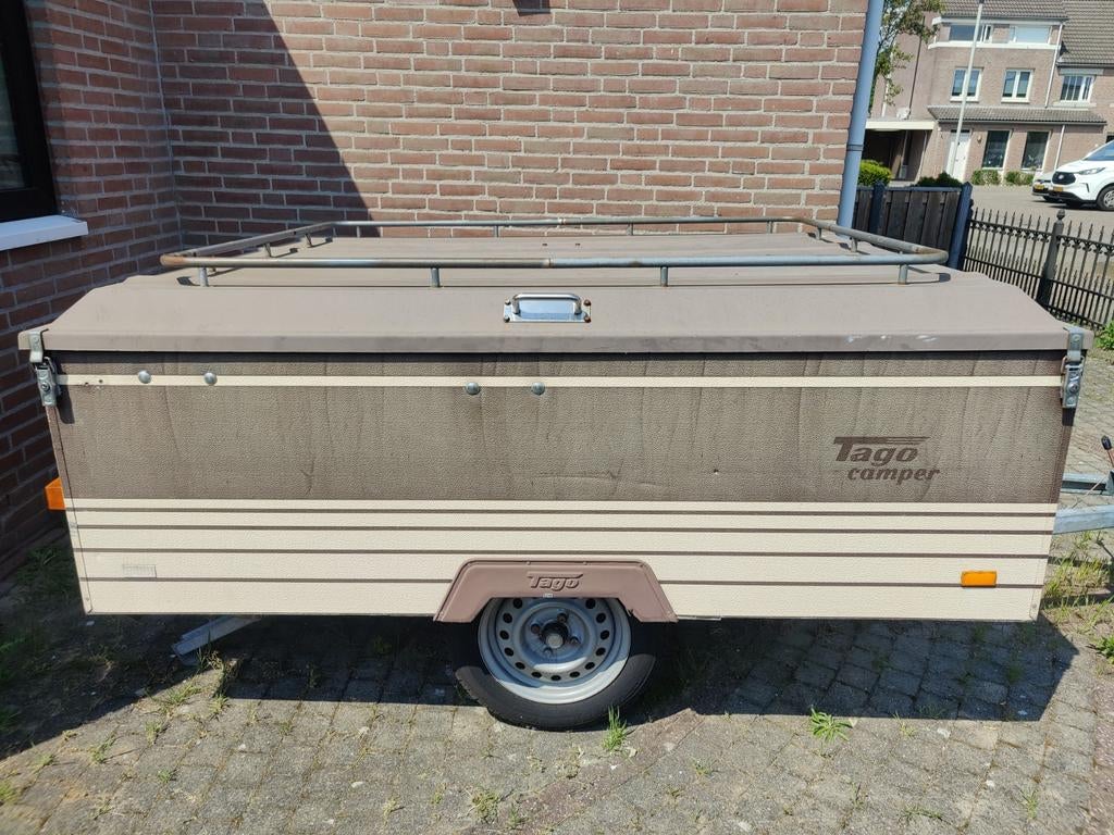 Dichte aanhanger / bagagewagen, Auto diversen, Aanhangers en Bagagewagens, Ophalen of Verzenden, Gebruikt
