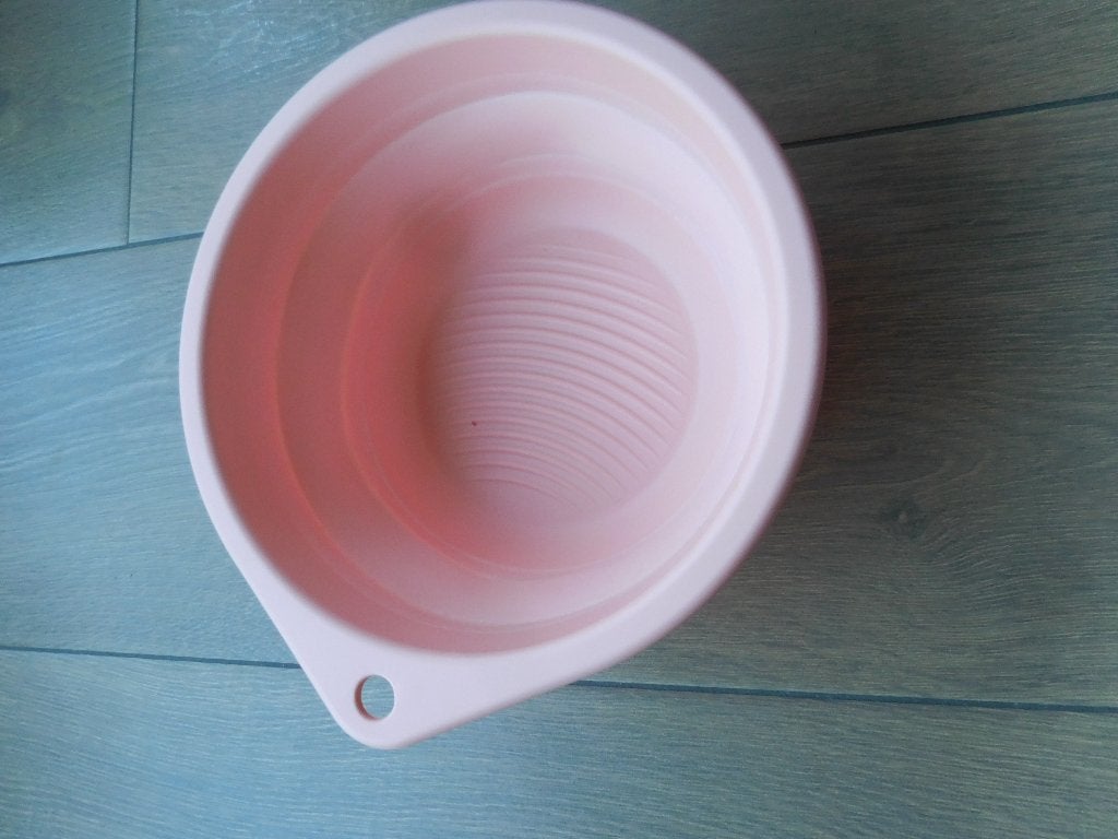 opvouwbare afwasbak. Roze. Pepprig. Diameter 27 cm., Ophalen of Verzenden, Nieuw