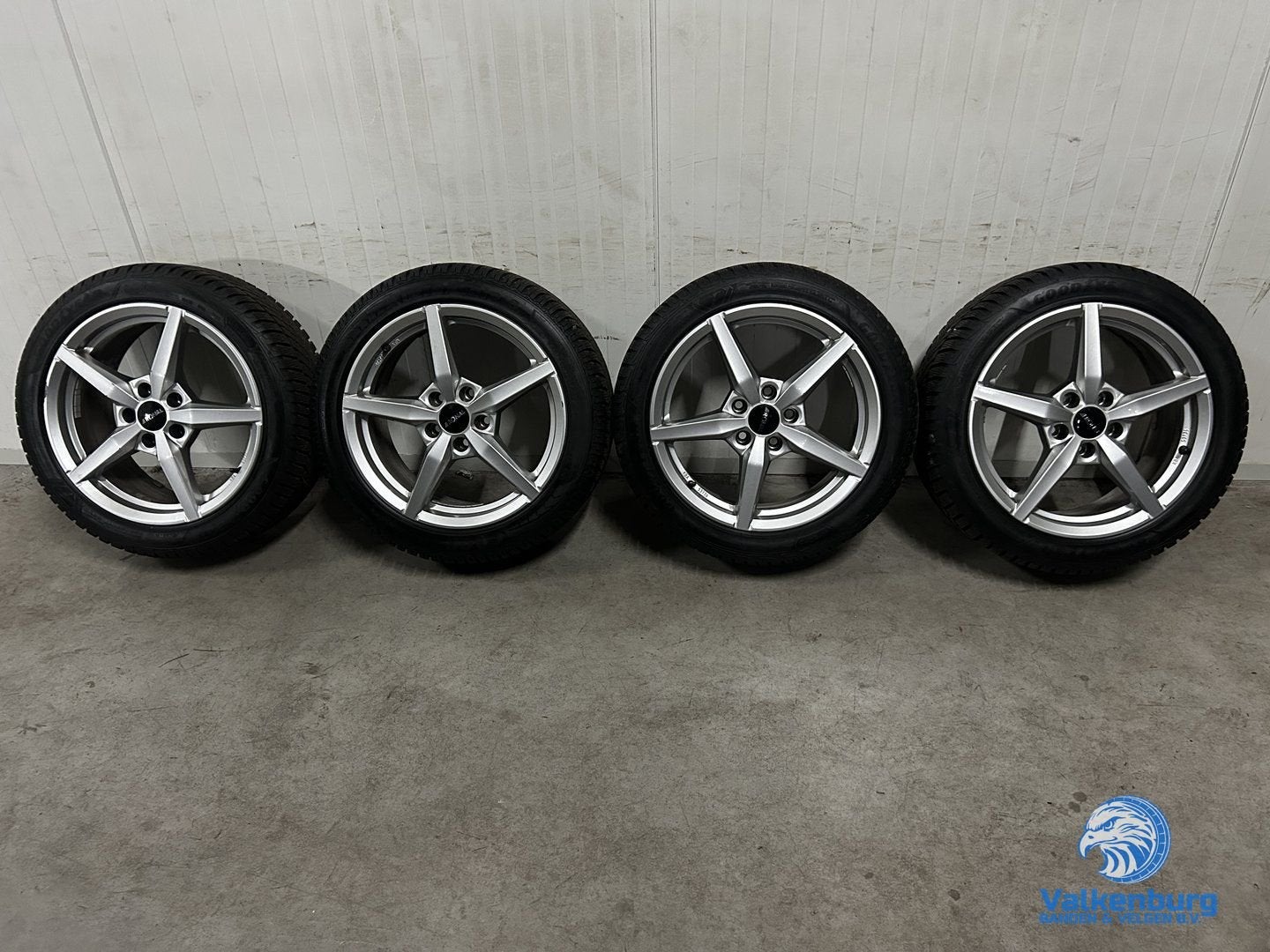 8-9mm! VAG VW Golf Caddy Audi A3 Leon 17 inch velgen 5x112 w, Gebruikt, -, -, Banden en Velgen