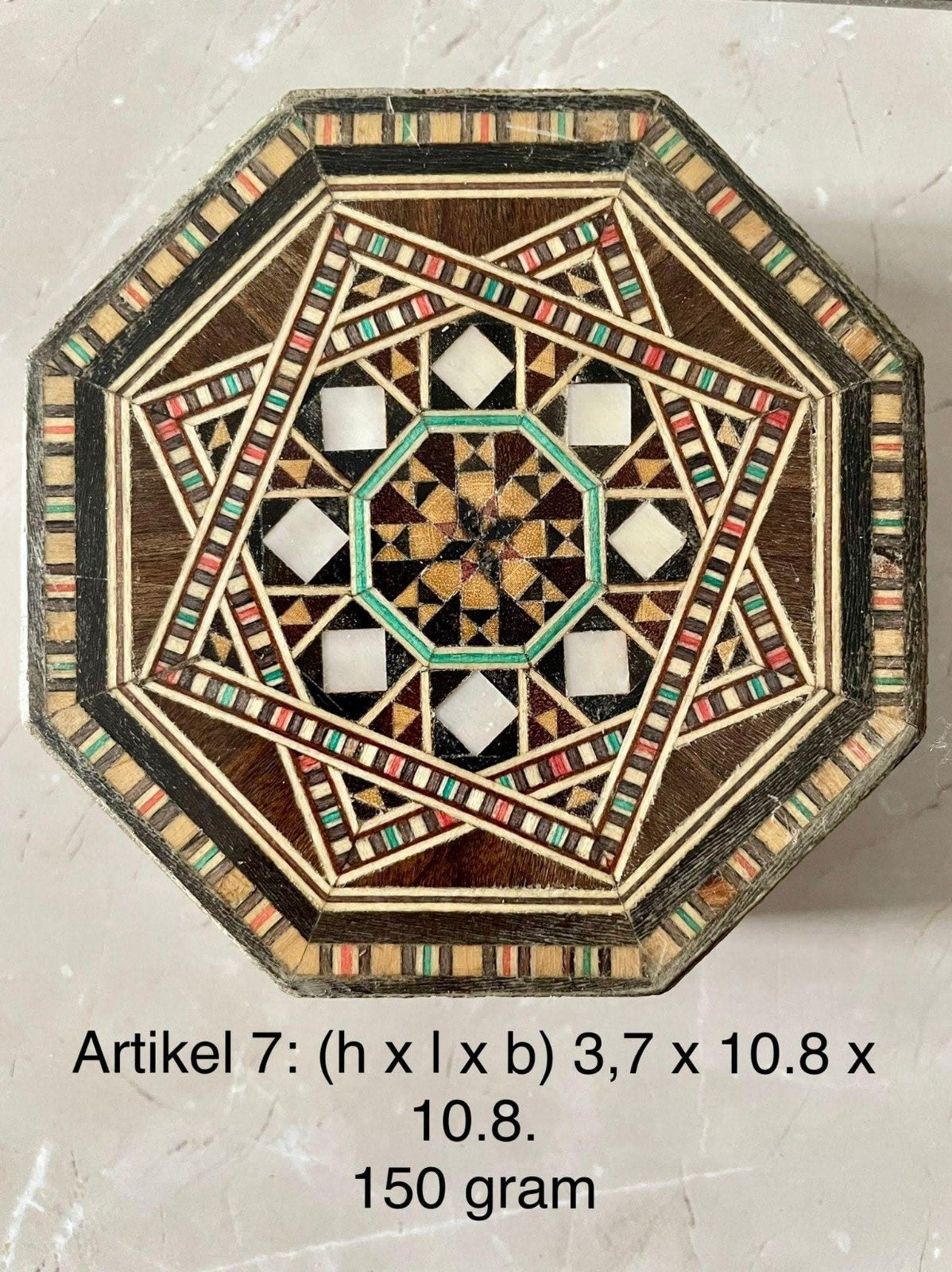 mozaïek dozen geschikt voor sierade, Sieraden, Tassen en Uiterlijk, Kettingen, Ophalen, Nieuw, Goud, Goud