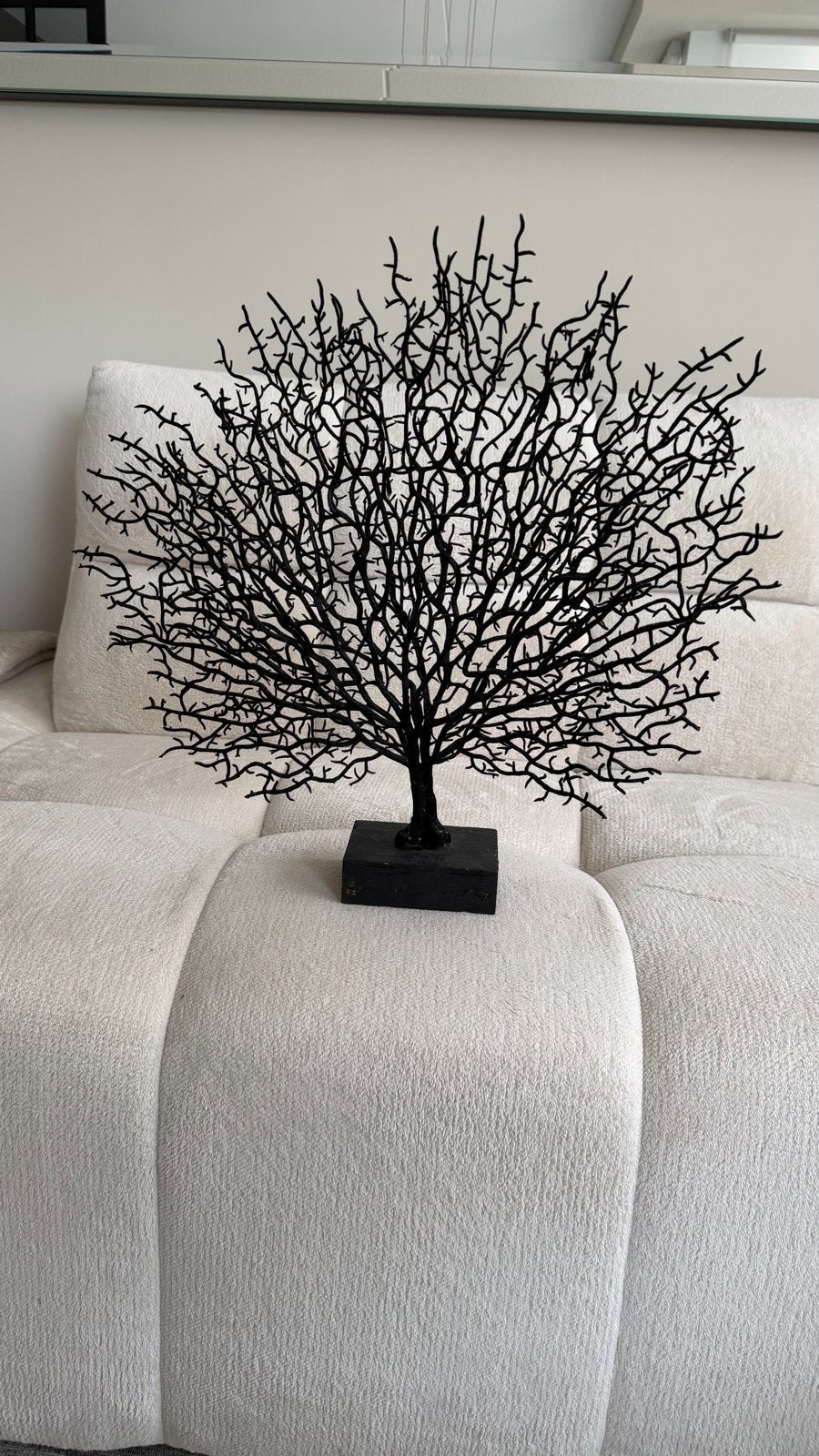 Decoratief ornament 'Boom' - Zwart 45x50 cm, Ophalen, Zwart, Overige materialen, Zo goed als nieuw