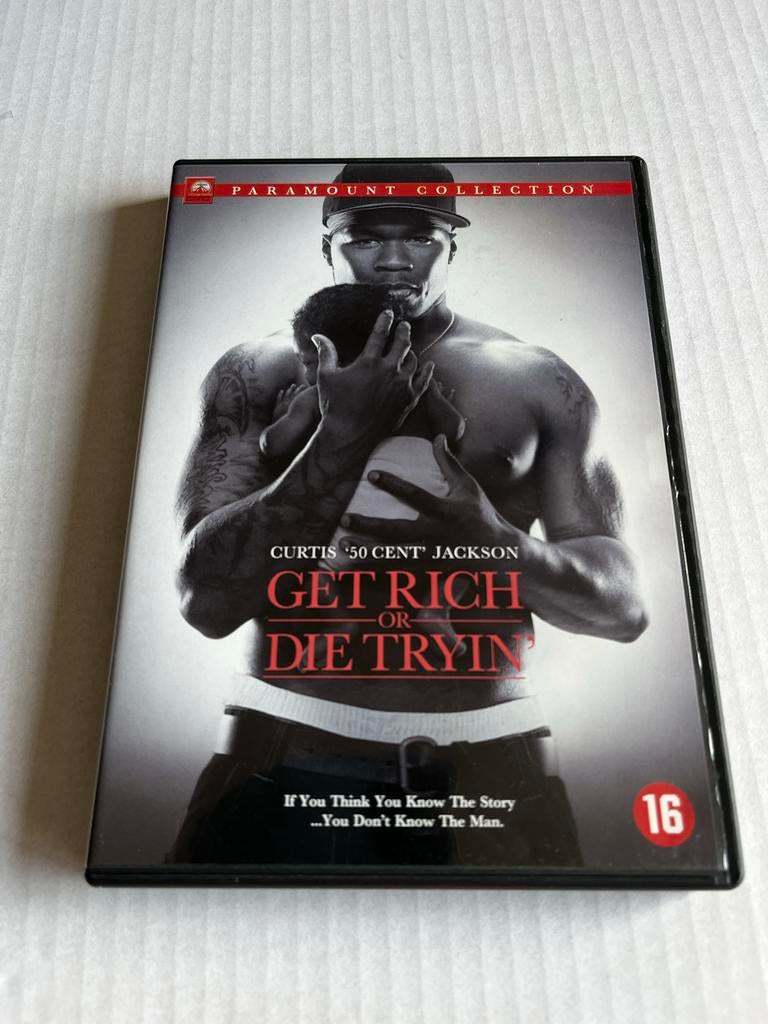 Get Rich or Die Tryin' met 50 Cent DVD, Vanaf 16 jaar, Ophalen of Verzenden, Gebruikt, Actie