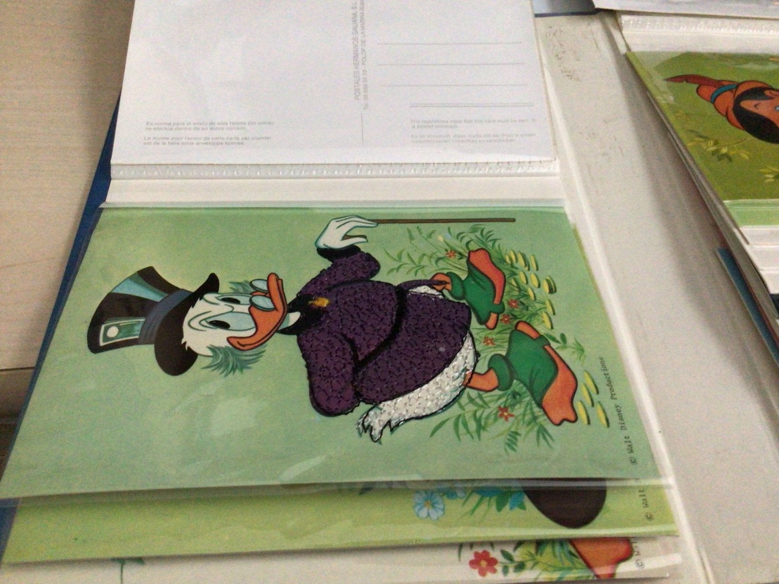 Klapalbum met 28 onbeschreven kaarten - Disney & Spanje, Ophalen of Verzenden, 1980 tot heden, Ongelopen, Cultuur en Media