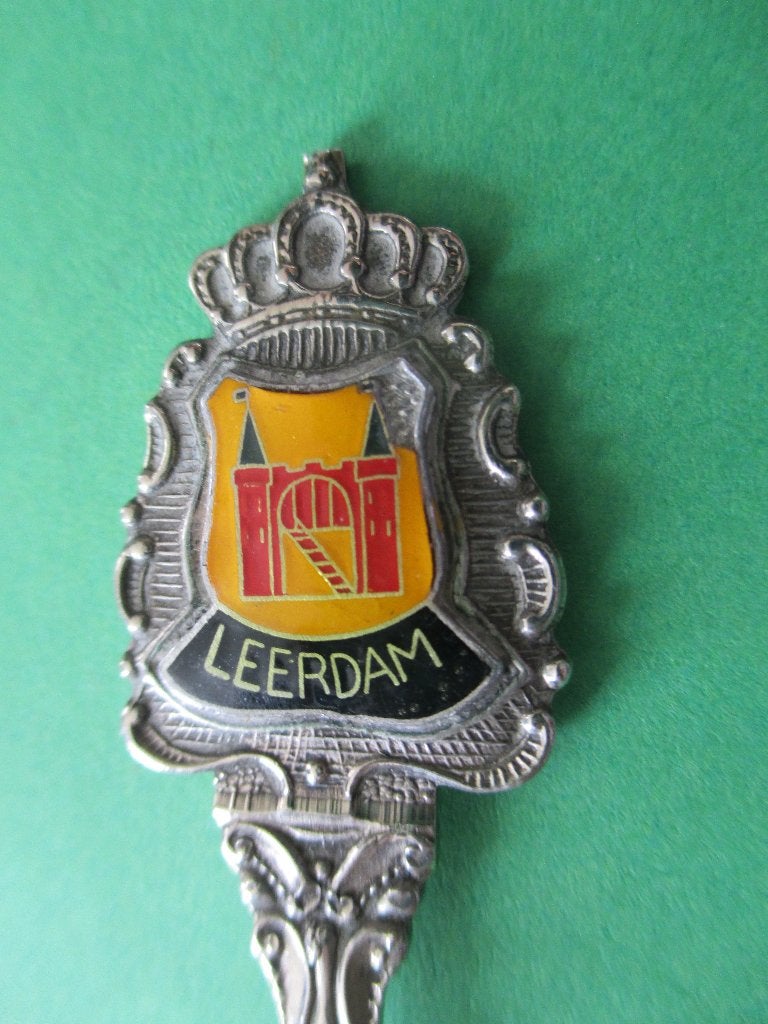 Lepeltje gemeentewapen Leerdam, Verzenden, Zo goed als nieuw