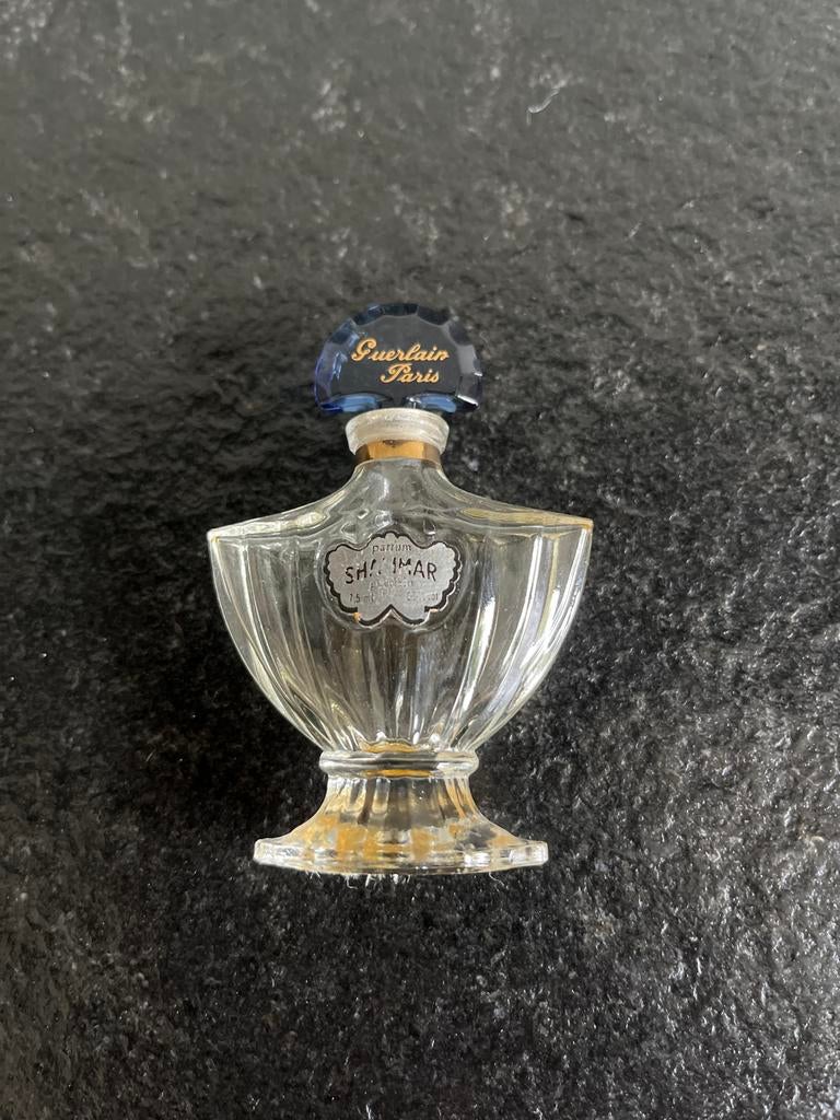 Vintage Guerlain Shalimar Miniatuur Parfumflesje, Verzamelen, Parfumverzamelingen, Ophalen of Verzenden, Zo goed als nieuw, Miniatuur