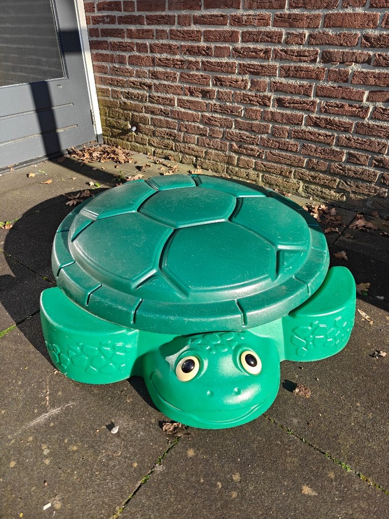 Little Tikes Schildpad Zandbak, Ophalen, Gebruikt