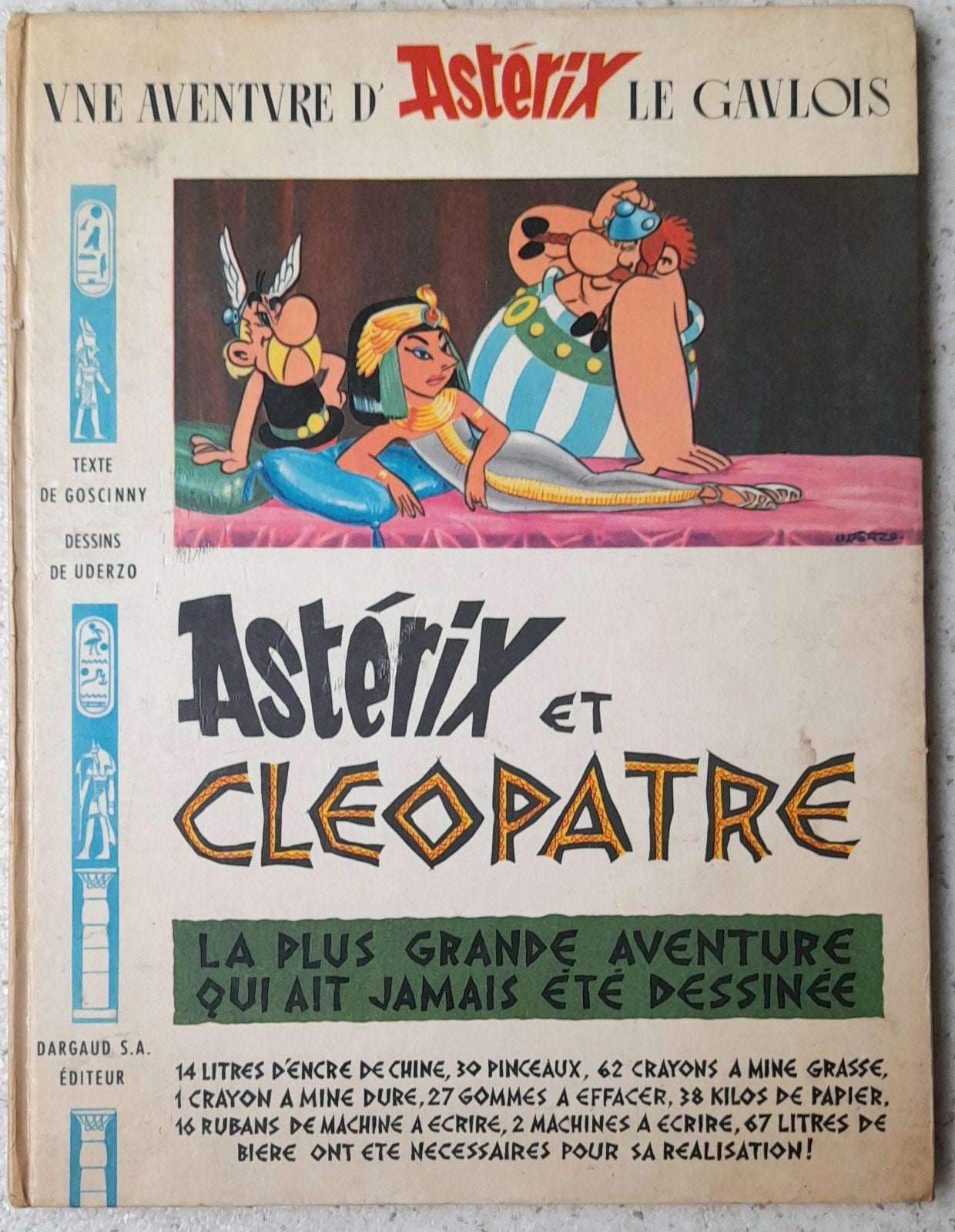 Asterix en Cleopatra / op de Olympische Spelen (Fran, Meerdere stripboeken, Ophalen of Verzenden, Gelezen, René Goscinny, Albert Uderzo