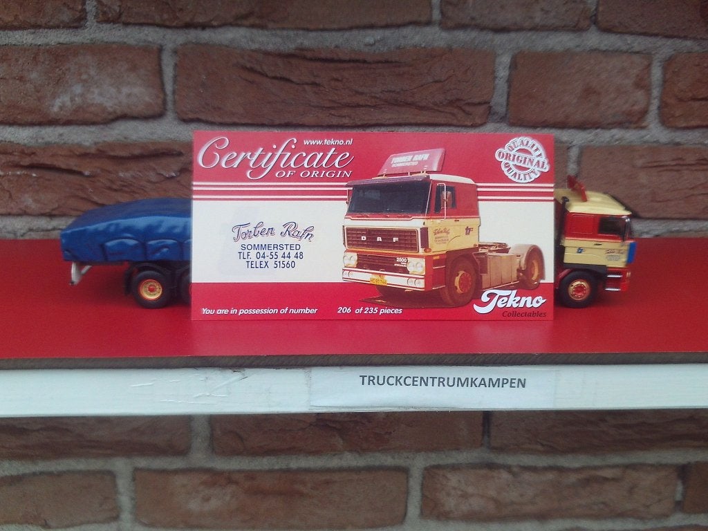 Tekno  Daf  2800  van  Torben  Rafn., Hobby en Vrije tijd, Ophalen of Verzenden, Nieuw, Bus of Vrachtwagen, Tekno