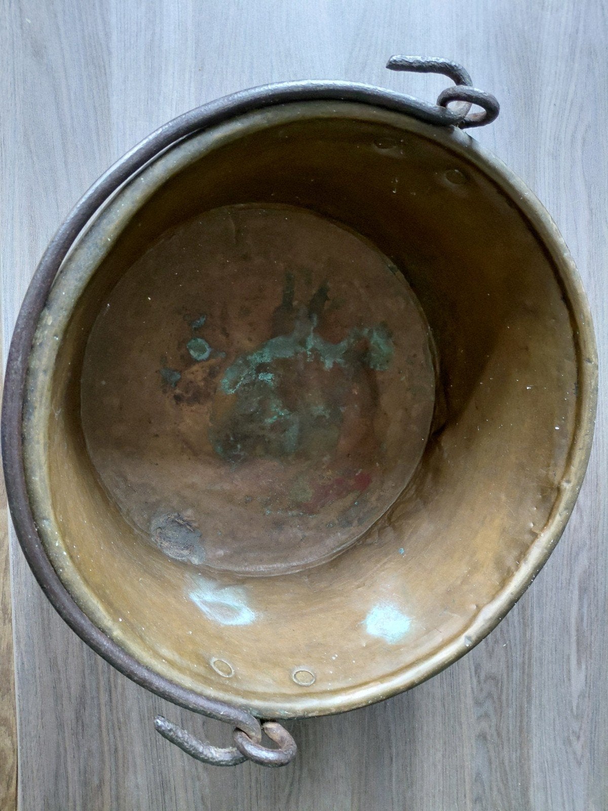 Antieke Koperen Ketel met Handvat, Antiek en Kunst, Ophalen, Koper