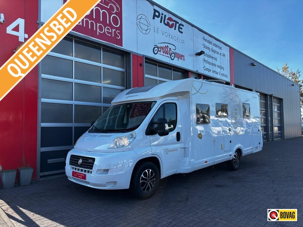 Bavaria T73 Queensbed, Half integraal Camper 2 persoons, Caravans en Kamperen, Ringverwarming, Fiat, Tot en met 2, Bedrijf