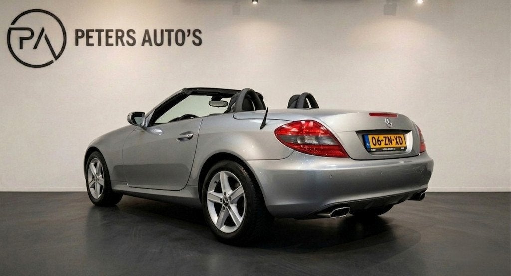 Mercedes-Benz SLK-klasse 200 K. Prestige Plus Carplay/Leder/, Auto's, Mercedes-Benz, Automaat, Achterwielaandrijving, Gebruikt
