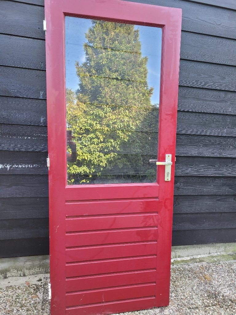 Bruynzeel buitendeur, Doe-het-zelf en Verbouw, Gebruikt, 80 tot 100 cm, Ophalen of Verzenden, Buitendeur