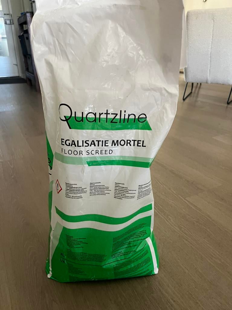 Egalisatie mortel Qaurtzline 9 kg, Ophalen, Overige typen, Minder dan 20 cm, 10 m² of meer