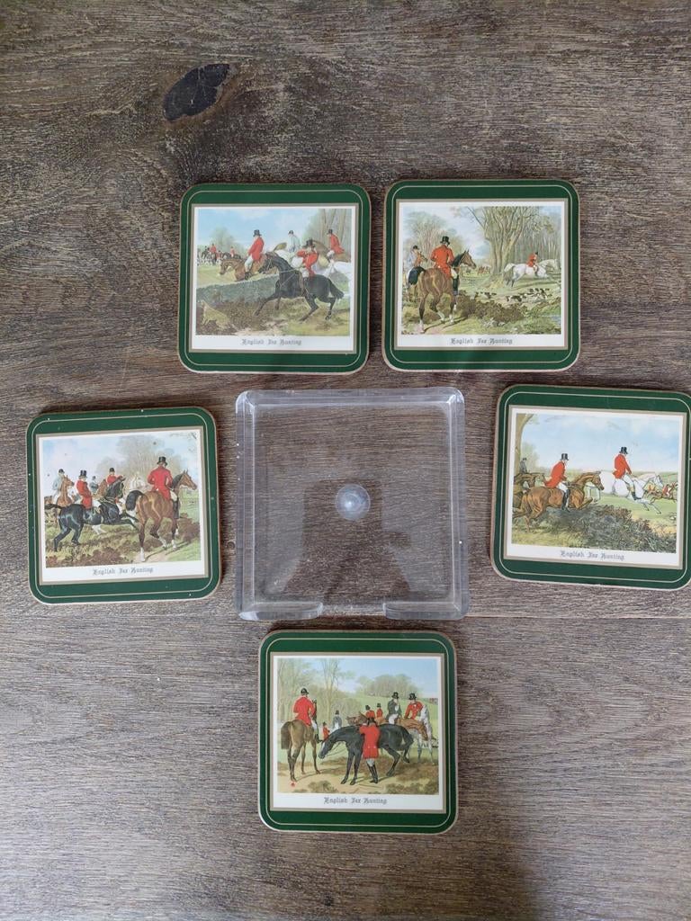 Onderzetters pimpernel, Ophalen of Verzenden, Gebruikt, Glas of Kopje