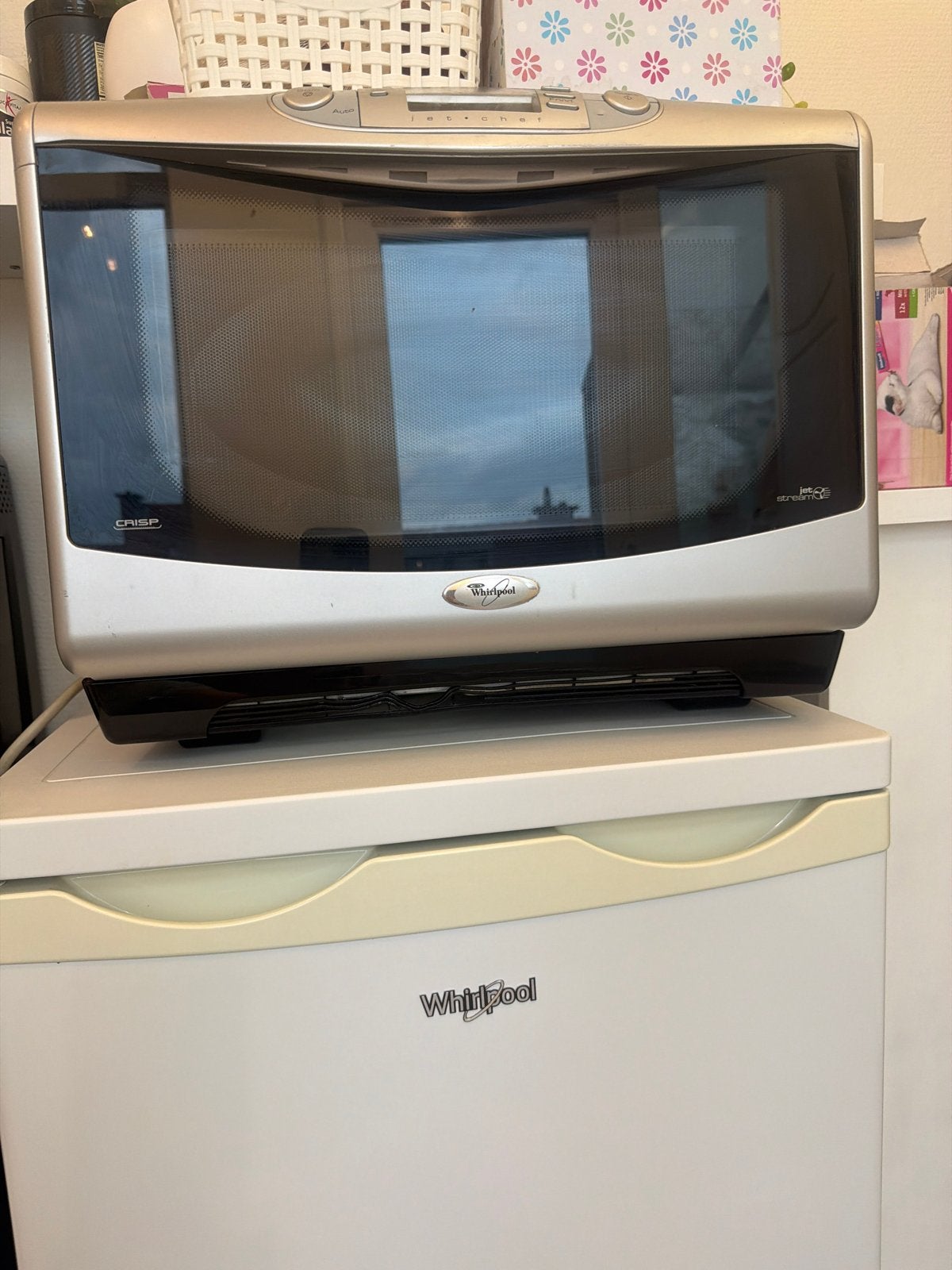 Whirlpool Jet Chef Combimagnetron - Zo goed als nieuw, Combimagnetron, 60 cm of meer, Ophalen of Verzenden, Zo goed als nieuw