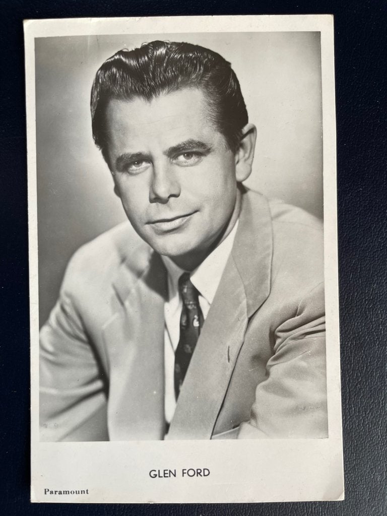 ansichtkaart / kaart van Glenn Ford / Glen Ford., Verzenden, 1940 tot 1960, Voertuig