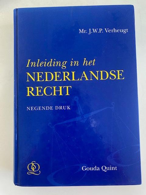 Inleiding in het Nederlands Recht, Boeken, Gelezen, Ophalen of Verzenden, WO, Mr J.W.P. Verheugt