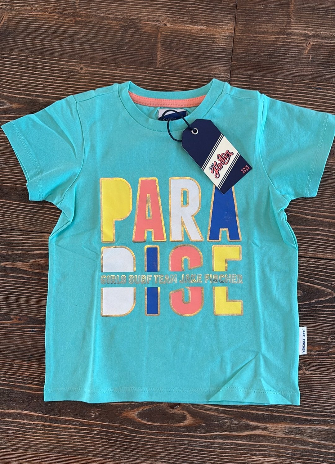 JAKE FISCHER T-shirt 'Paradise' - Diverse maten beschikbaar, Ophalen of Verzenden, Nieuw, Meisje