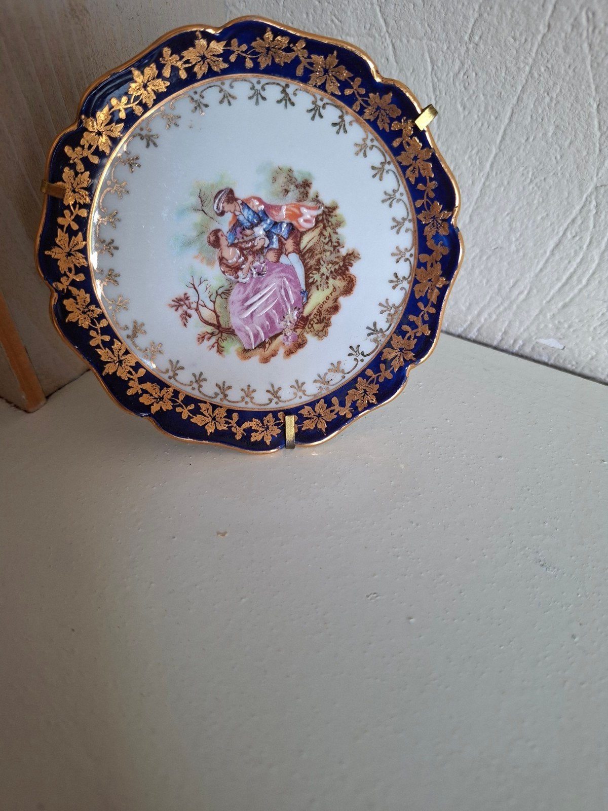 Limoges sier schaaltje met romantische scène, Ophalen