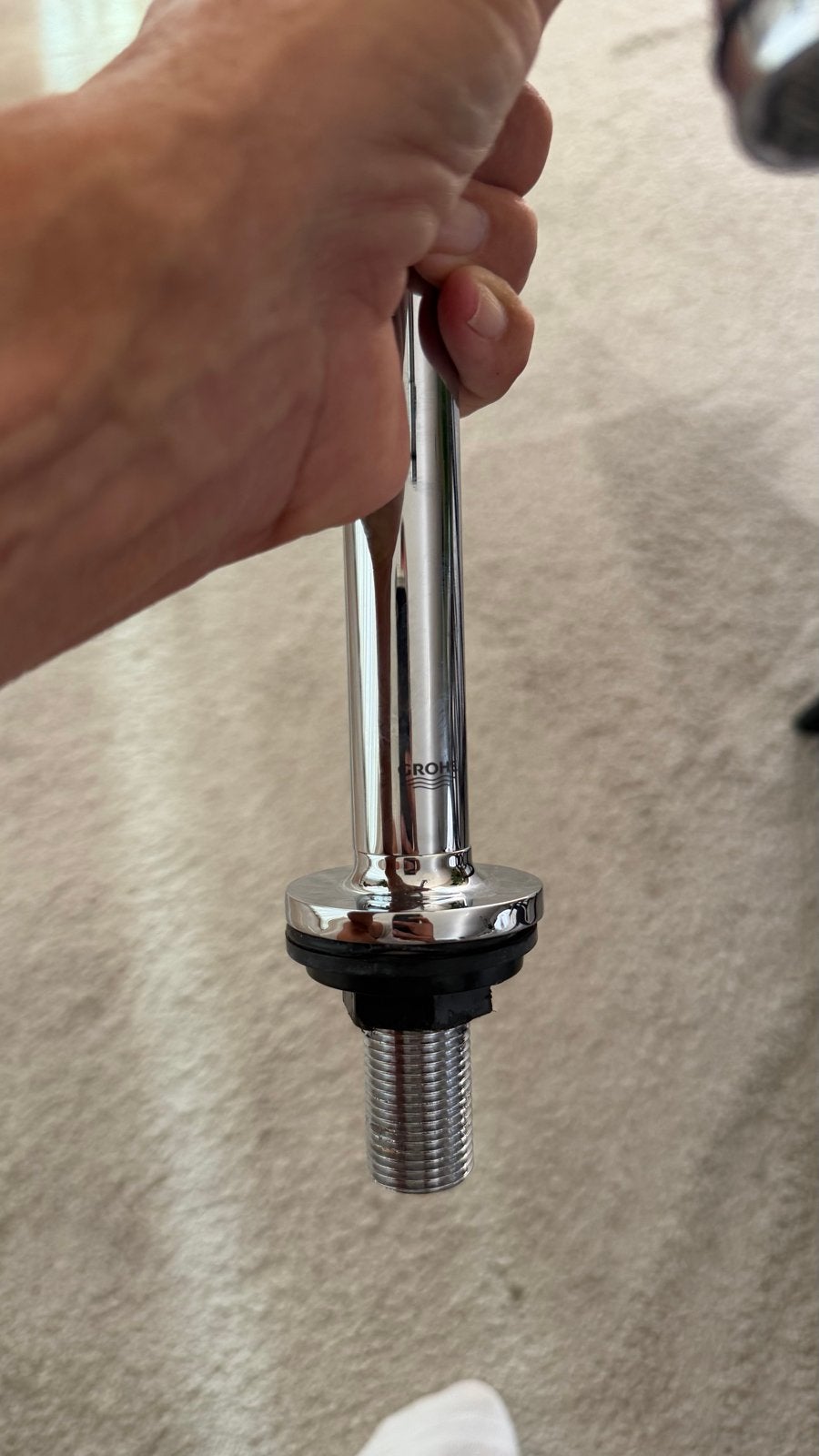 Grohe kraan voor wc fonteintje - Chroom, Ophalen of Verzenden, Nieuw, Chroom, Kraan