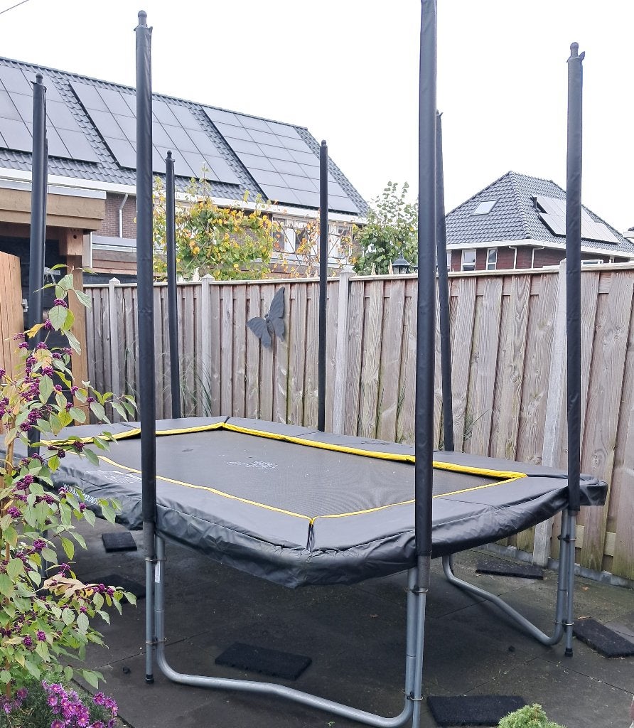 Trampoline met Veiligheidsnet en Beschermrand., Ophalen, Gebruikt