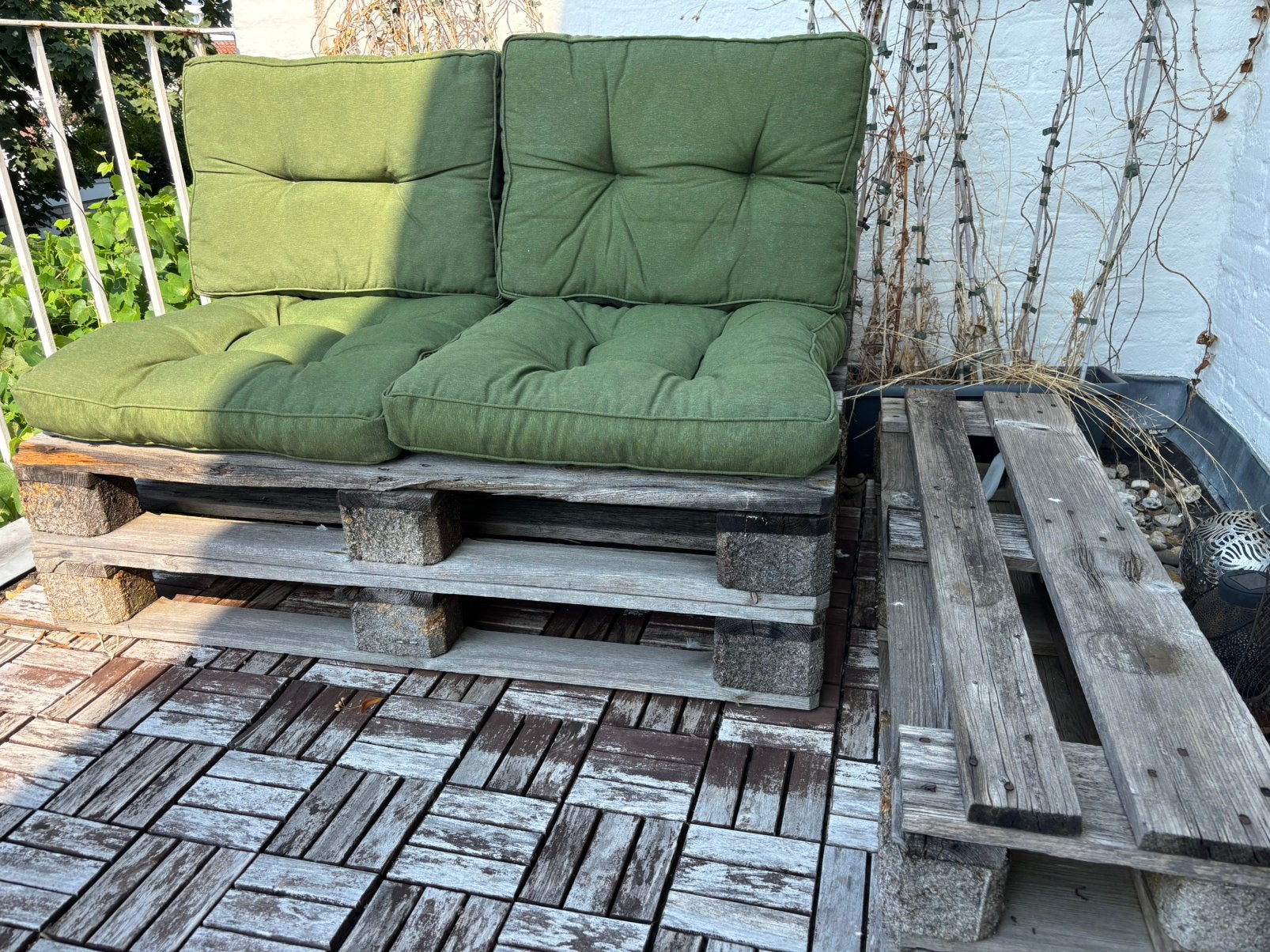 Palletbankje, Ophalen, Zo goed als nieuw, Hout