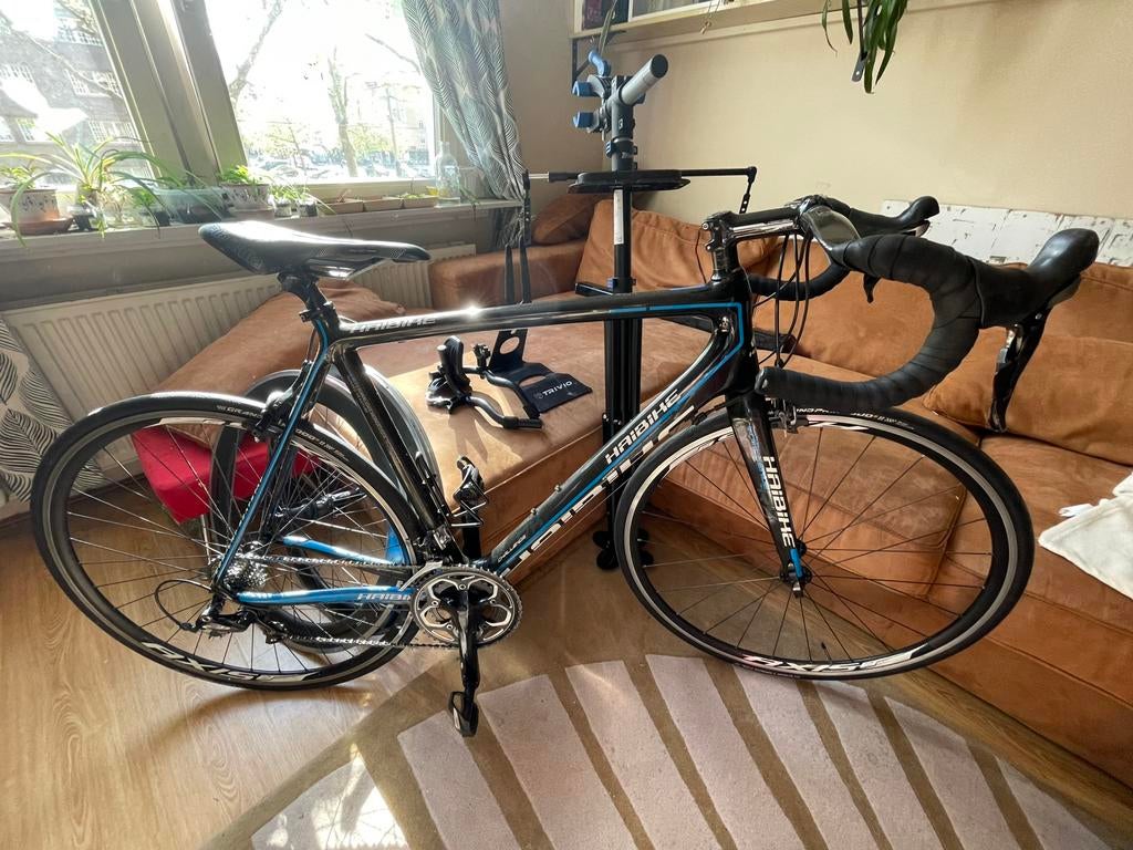 Haibike full carbon fibre racebike with accessories, Fietsen en Brommers, Fietsen | Racefietsen, Carbon, Zo goed als nieuw, Meer dan 20 versnellingen