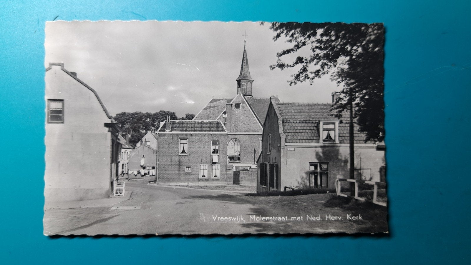 Vreeswijk molenstraat kerk 1958, Verzenden, 1940 tot 1960, Gelopen, Utrecht