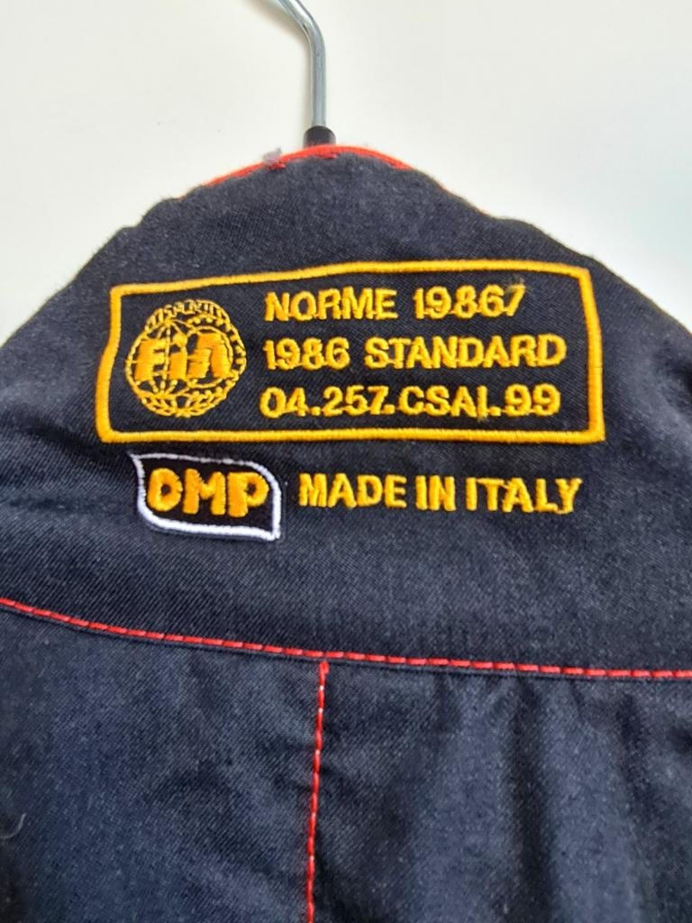 Race pak overall kartsuit pak OMP Italiaans brandwerend, Sport en Fitness, Karting, Ophalen, Gebruikt, Kleding of Schoenen