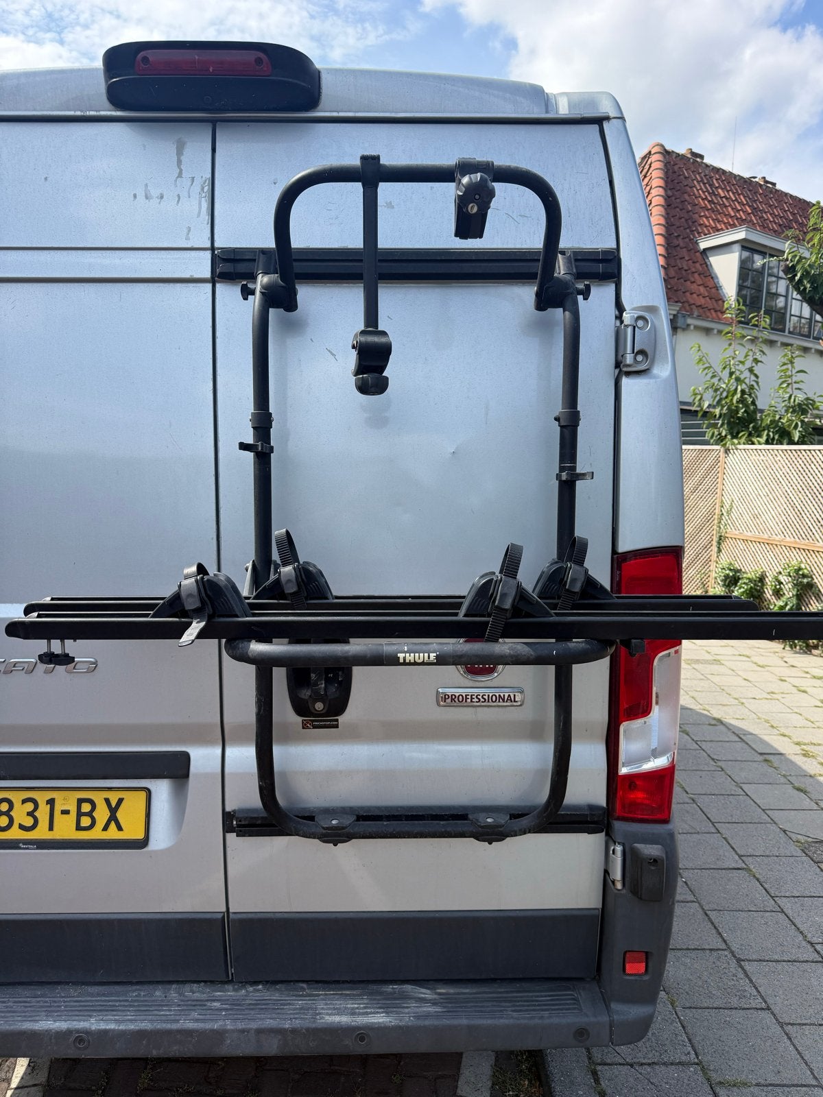 Thule Elite Van XT fietsendrager voor 2 fietsen, Gebruikt, 2 fietsen, Elektrische fiets, Achterklepdrager