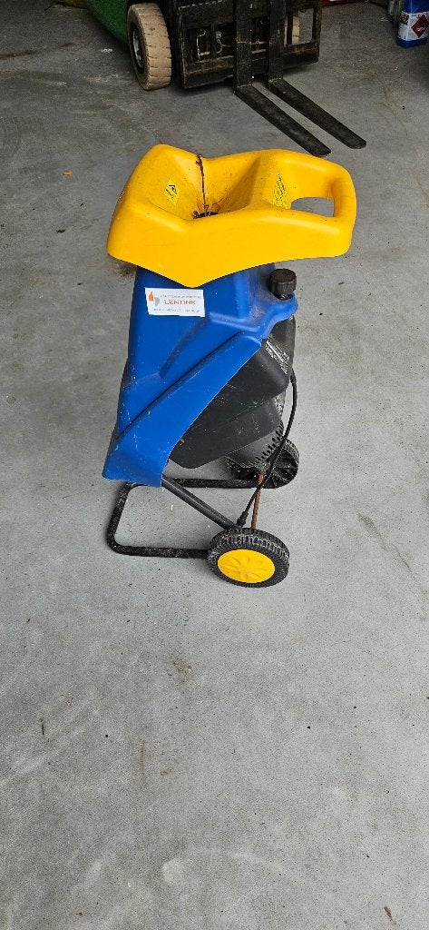 Te huur hakselaar 230V, Ophalen