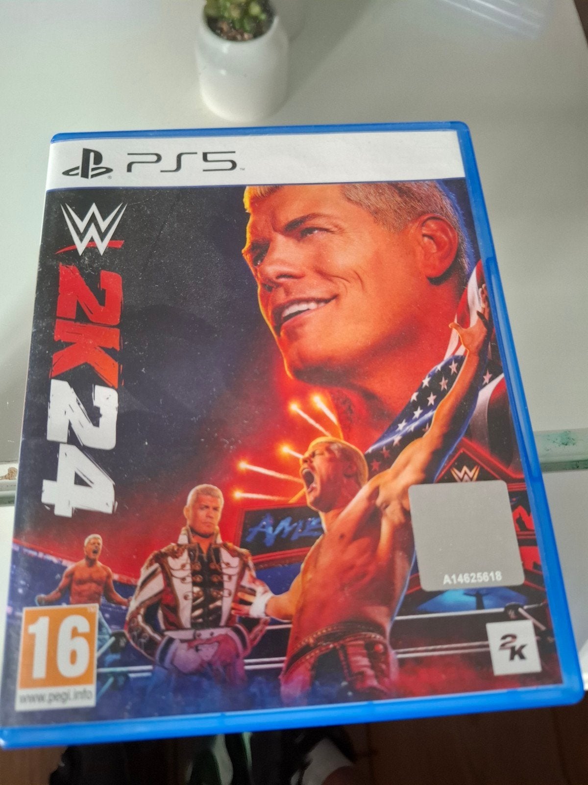 WWE 2K24 PS5 - Worstelen voor jong en oud, zo goed als nieuw, Ophalen, Zo goed als nieuw, Vechten, Vanaf 16 jaar