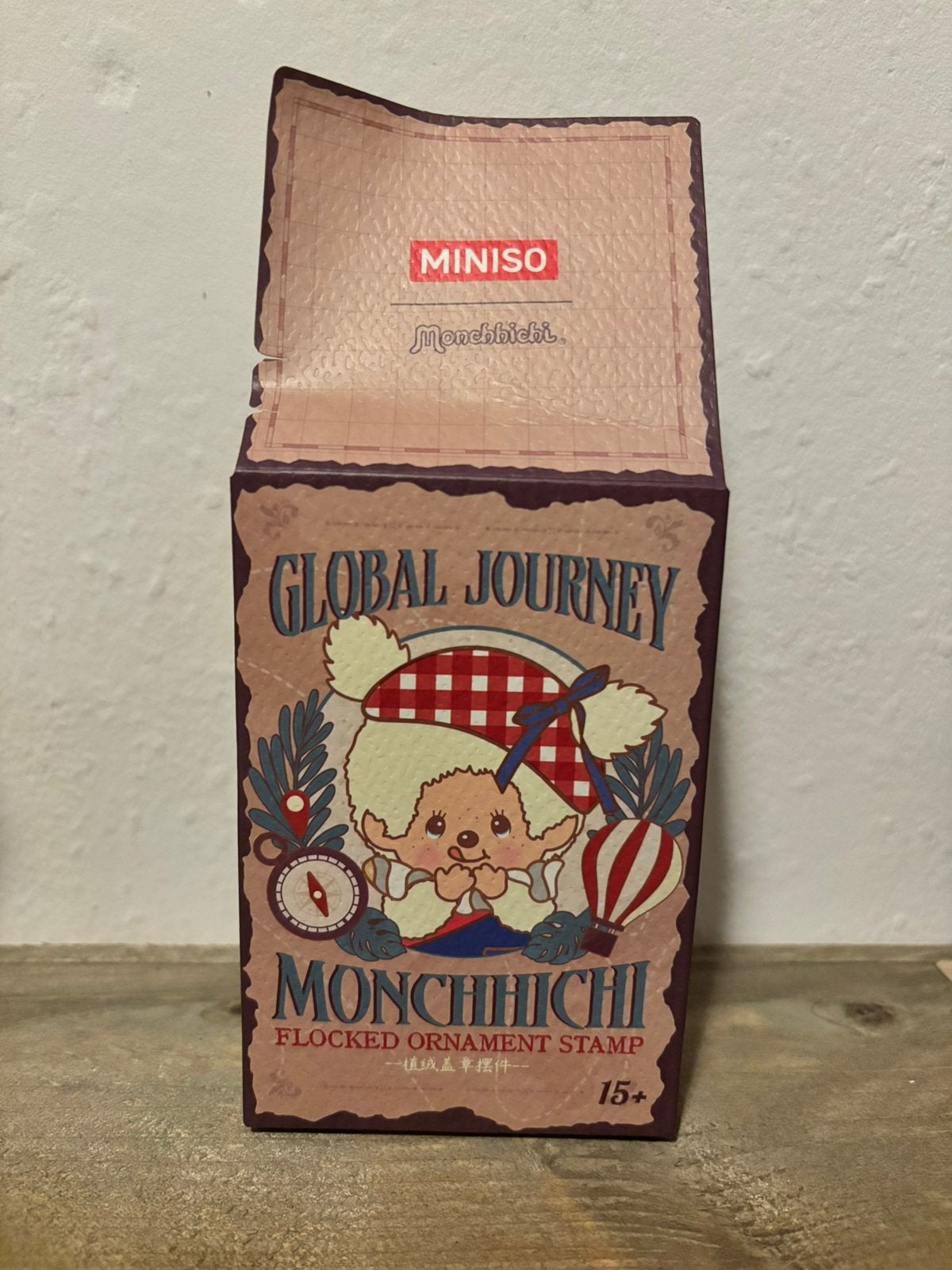 Monchhichi flocked ornament stamp, Ophalen of Verzenden, Zo goed als nieuw