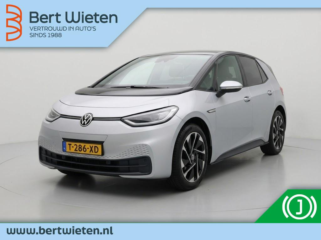 Volkswagen ID.3 Pro 58 kWh | Navigatie | Parkeersensoren | C, Automaat, 0 cilinders, Gebruikt, Zwart
