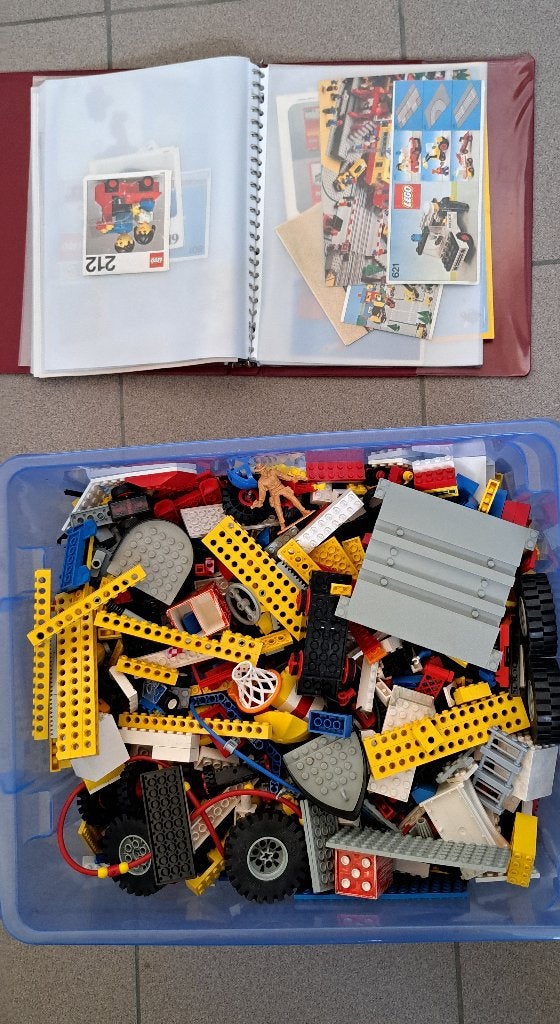 Een box met 5 kilo legosteentjes, Kinderen en Baby's, Ophalen, Gebruikt, Lego, Compleet