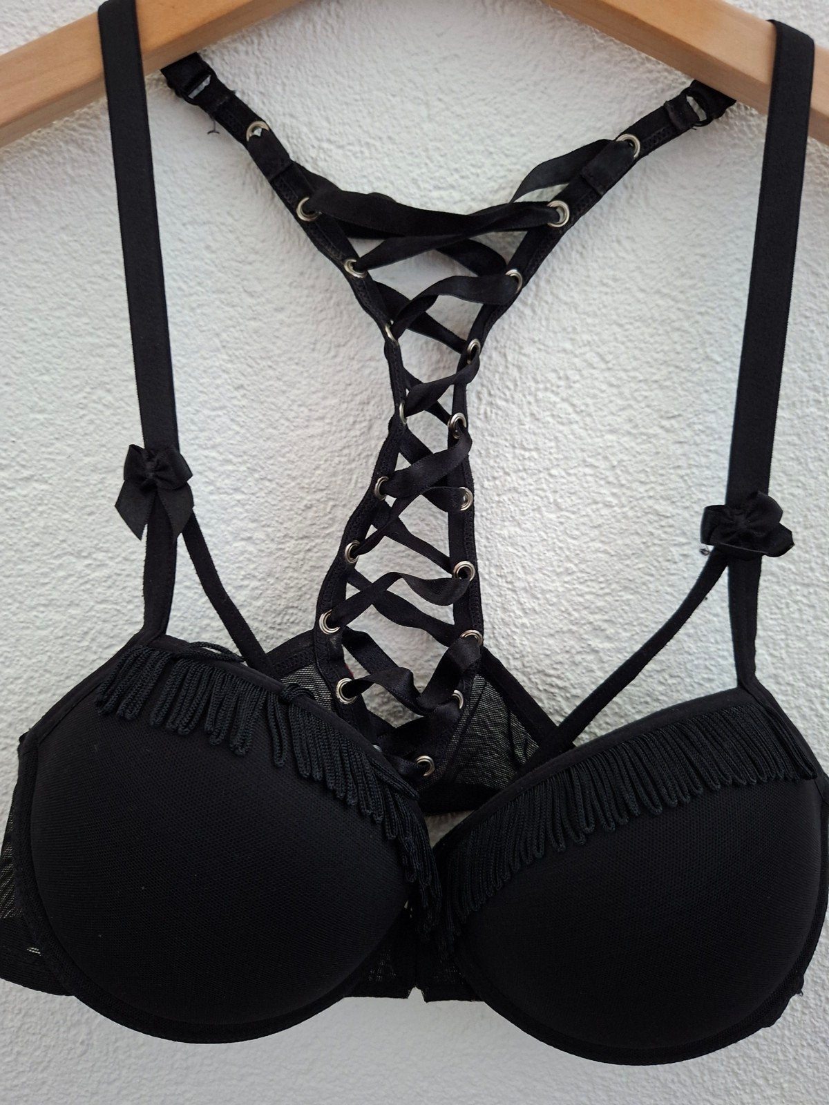 Marlies Dekkers BH 75B Zwart met Vetersluiting, Marlies Dekkers, Verzenden, Zwart, BH