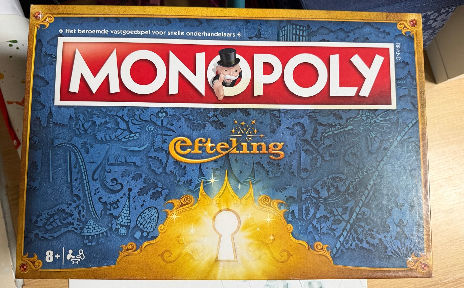 Monopoly Efteling - Zo goed als nieuw, eenmaal gespeeld, Hobby en Vrije tijd, Drie of vier spelers, Ophalen of Verzenden, Zo goed als nieuw