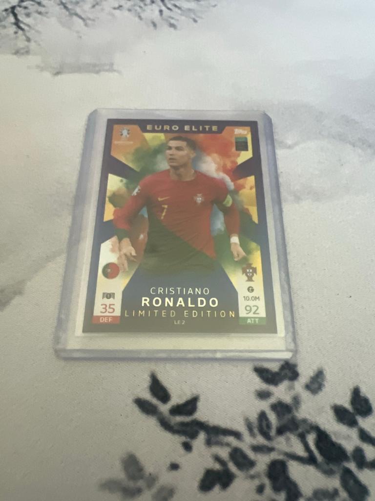 Cristiano Ronaldo Limited Edition EURO Elite Kaart, Ophalen of Verzenden, Nieuw, Buitenlandse clubs, Spelerskaart