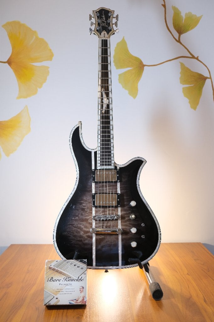 B.C. Rich Eagle Classic Deluxe met Bare Knuckle pickups, Ophalen, Gebruikt, Elektrisch, 6-snarig