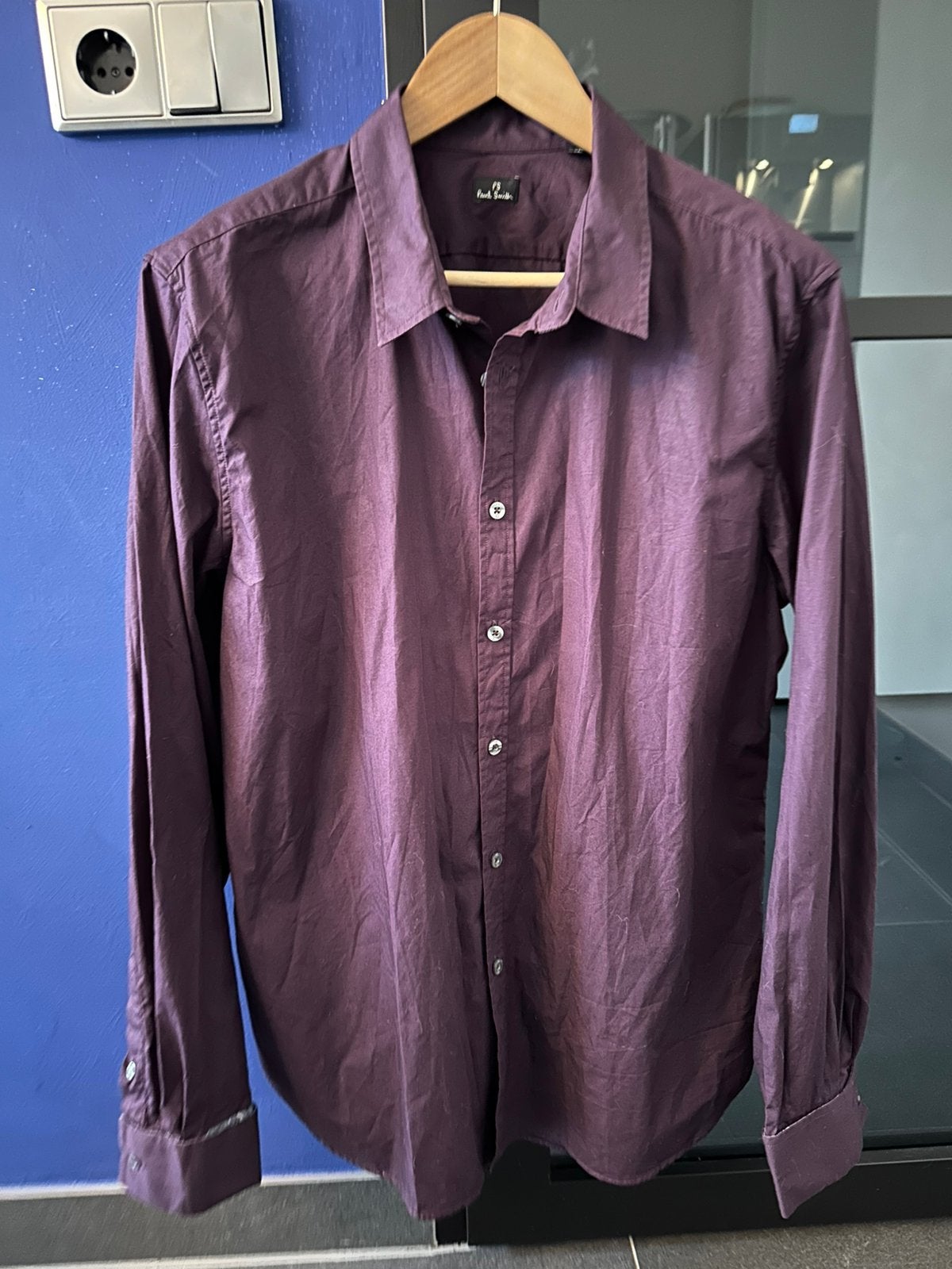Paul Smith dark purple overhemd blouse maat XXL, Kleding | Heren, Paul Smith, Paars, Ophalen of Verzenden, Zo goed als nieuw