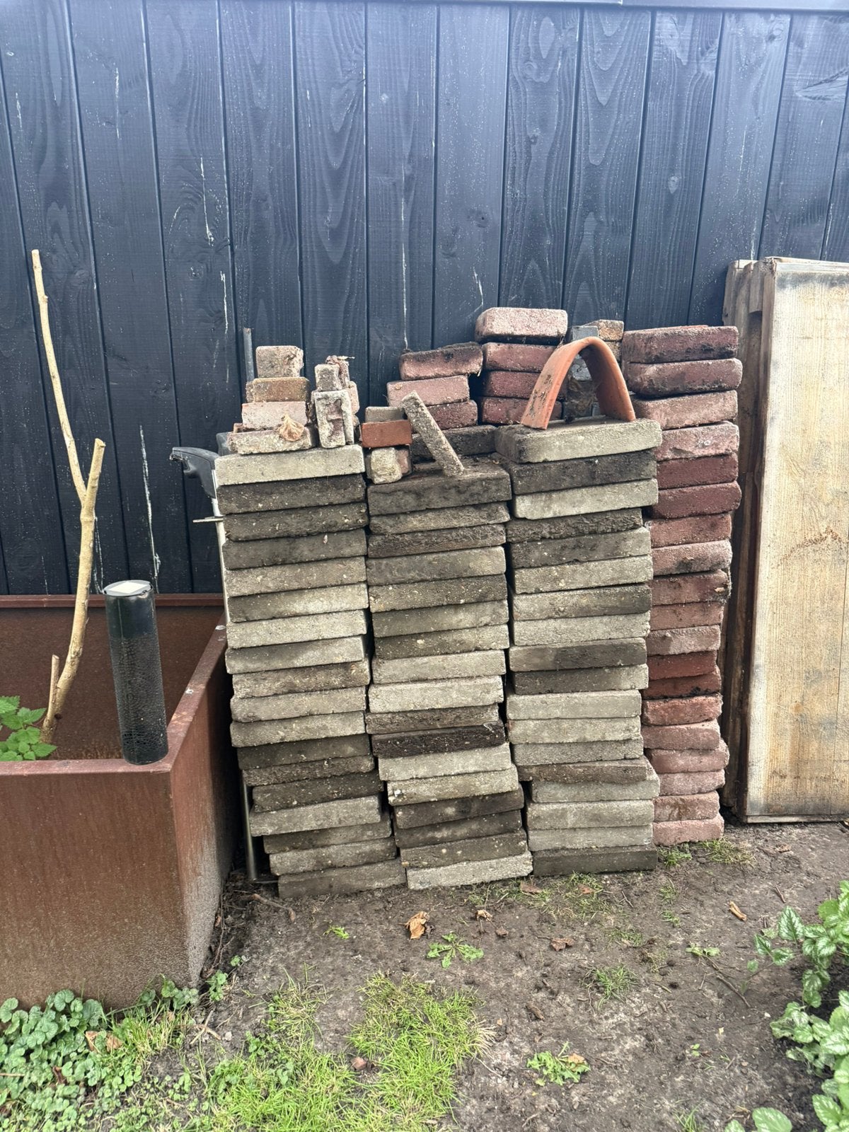 Stoeptegels, tegels, Ophalen, Zo goed als nieuw, Beton, Terrastegels