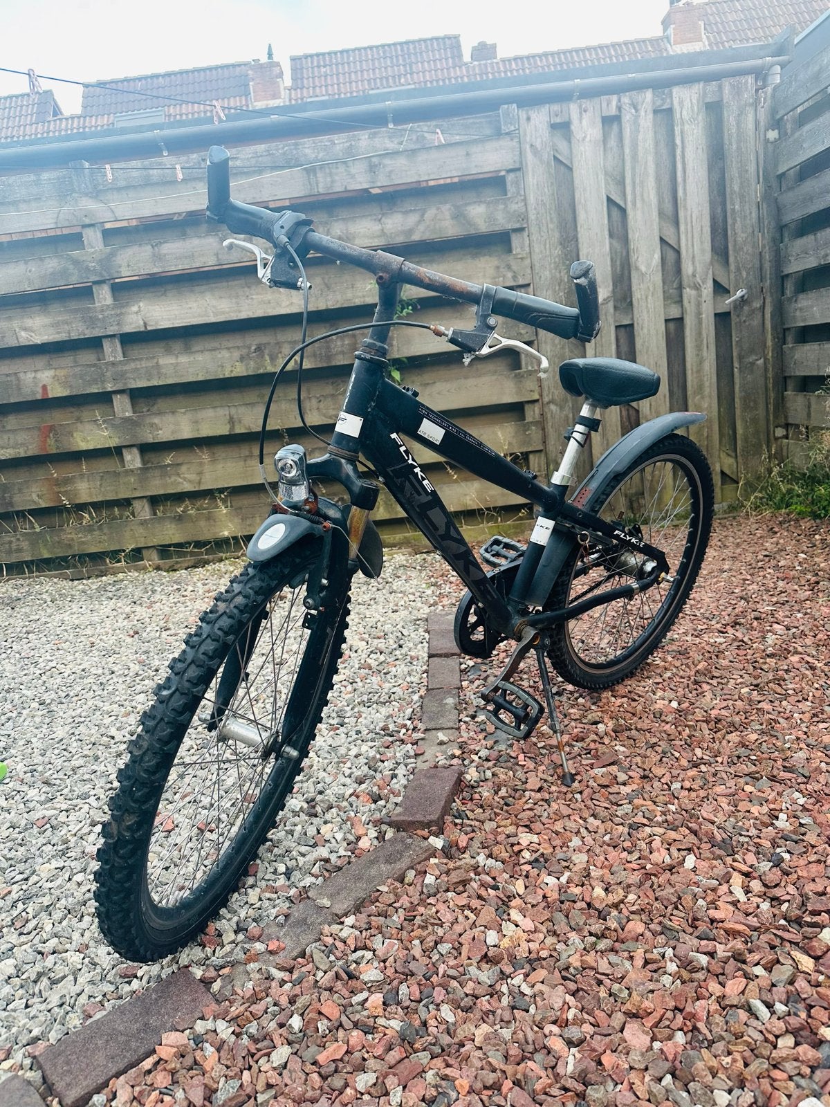 Flyke kinderfiets, 20 inch, gebruikt, Ophalen, Staal, Velgrem, V-brakes