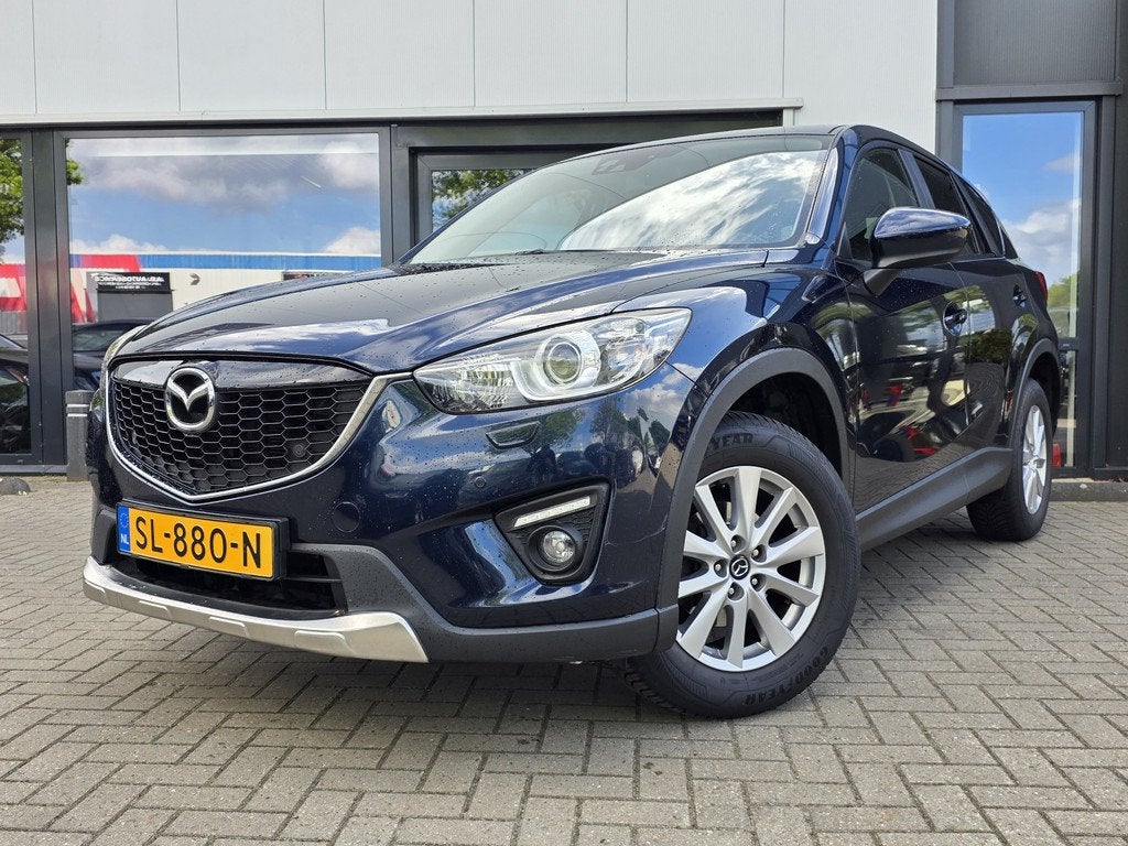 Mazda CX-5 2.0 SkyActiv-G 165 TS+ 2WD + BOSE + XENON + NAVI, Auto's, Mazda, Voorwielaandrijving, Zwart, 4 cilinders, Blauw