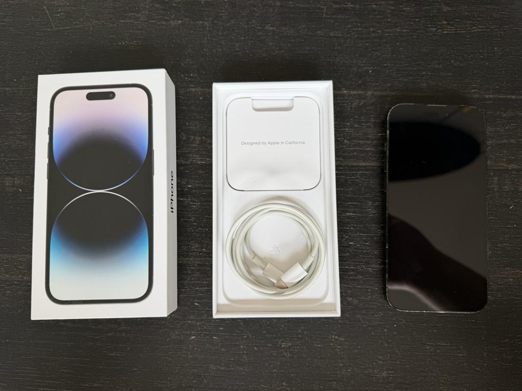 iPhone 14 Pro 256GB Zwart, Zwart, 76 %, Zonder simlock, Zonder abonnement