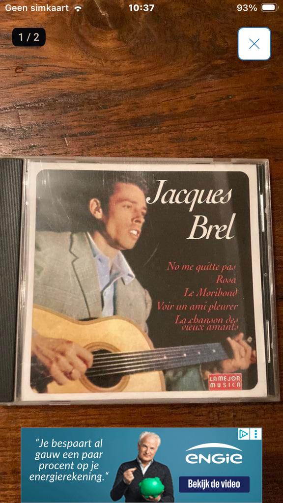 Jacques Brel - exitos de siempre, Ophalen of Verzenden, Zo goed als nieuw