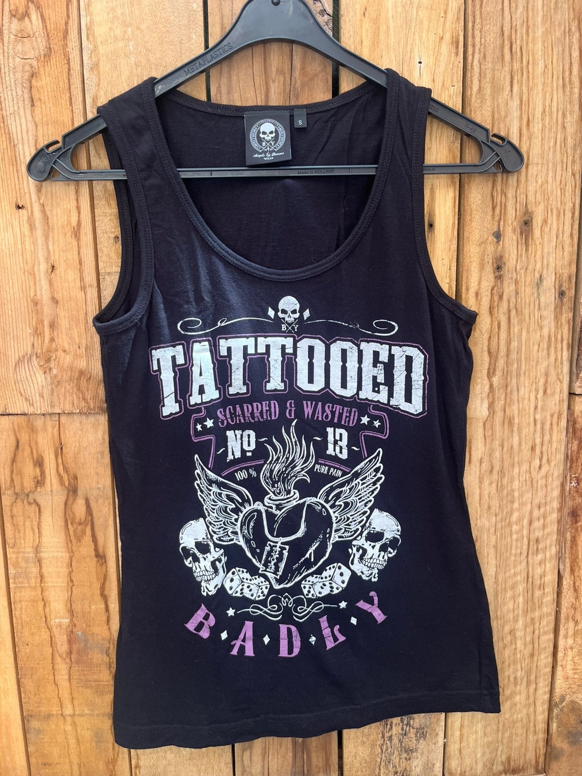 Angels&Demons hemd, Kleding | Dames, Zwart, Ophalen of Verzenden, Zo goed als nieuw, Maat 36 (S)