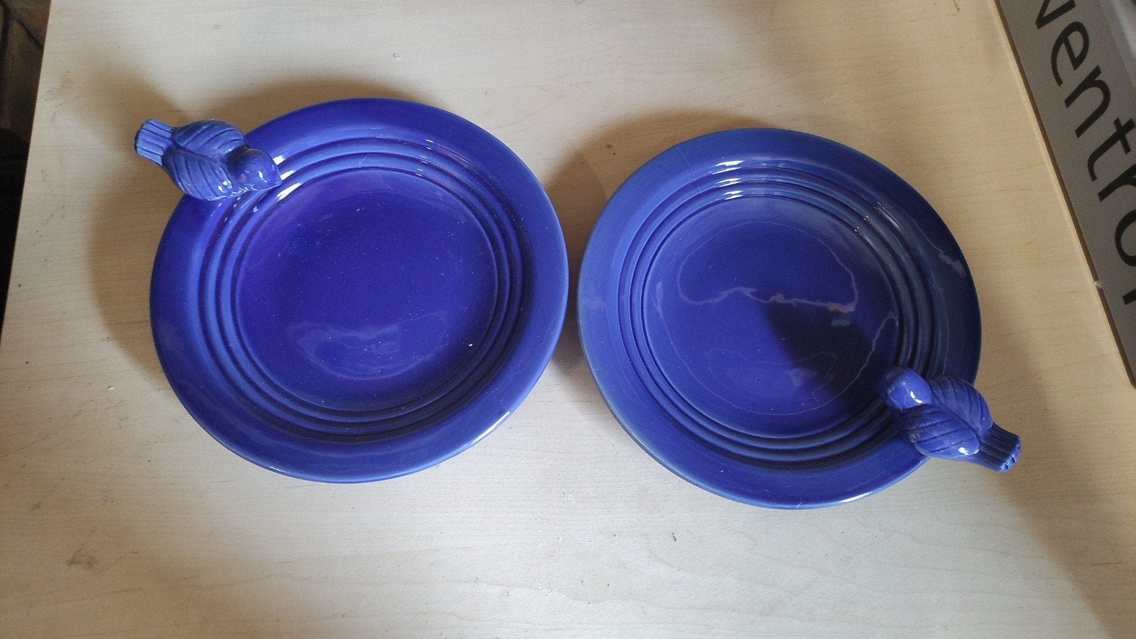 Vogelvoer en waterbak set van 2 stuks blauw, Tuin en Terras, Vogelhuisjes en Vogelbaden, Ophalen of Verzenden, Nieuw