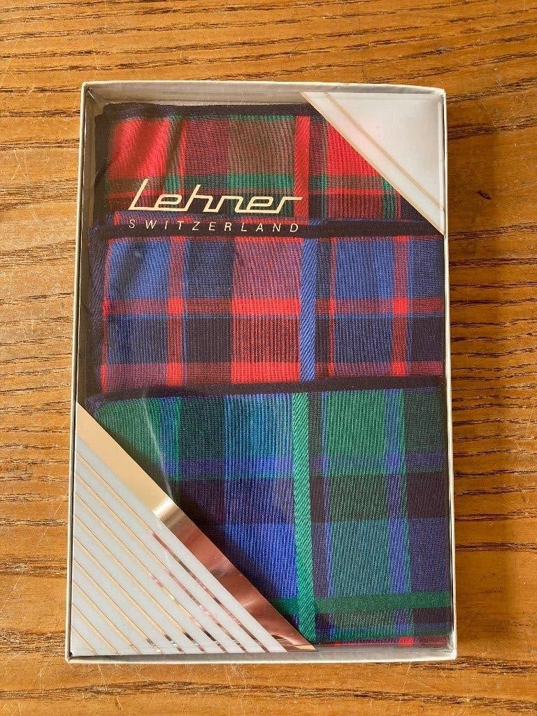 Vintage zakdoekjes zakdoek dames Lehner Switzerland - nieuw, Ophalen of Verzenden